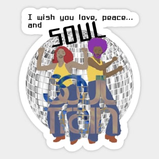 Love, Peace, And Soul Sticker